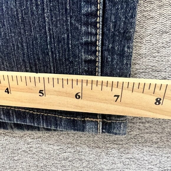 Calvin Klein Jeans Womens 6 Blue Skinny Straigth Denim Stretch Cotton Blend - Picture 8 of 14